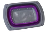 Purple Collapsible Silicone Kitchen Colander/strainer. Fixed Price $34.55.