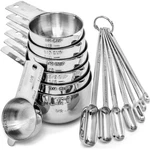 Hudson Essentials Stainless Steel Measuring Cups And Spoons (14 Piece Set). Fixed Price $63.60.