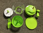 Tupperware Quick Chef Food Processor Chopper Mixer Whisk Spin Lid. Fixed Price $18.95.
