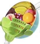 Kitchen Snap Silicone Food Strainer Clip Colander Heat Resistant Adjustable. Fixed Price $8.59.