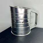 Good Cook 3 Cup Flour Sifter W/ Wooden Handle Silver Classic Baking Utensil 5.5. Fixed Price $8.00.