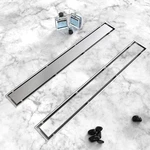 Htoh 36" Tile Insert Linear Shower Drain, 2-IN-1 Brushed Nickel, 304 Stainless. Fixed Price $65.09.