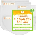 Pro Quality Nut Milk Bags, Greek Yogurt Strainer & Cold Brew Coffee. Fixed Price $25.49.