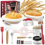 Sourdough Bread Baking Supplies, Starter Kit With Cotton Rope Oval &. Fixed Price $55.74.