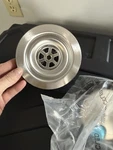 Transolid 3.5 Covered Flip-top Sink Strainer 2210R-BS-NEW. Fixed Price $9.44.