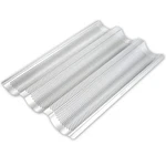 Ayccnh Stainless Steel French Baguette Bread Pan, Perforated Loaf Pans Ba.... Fixed Price $22.43.
