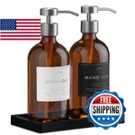 Lotion, Hand & Dish Soap Dispenser For Kitchen Bathroom Set. Fixed Price $52.80.
