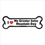 Imagine This Bone Car Magnet, Love My Greater Swiss Mountain Dog. Fixed Price $12.42.