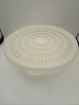 Vtg Tupperware Fruit & Berry Strainer Colander Bowl Lid Sheer 1830-5 Retro Kit. Fixed Price $9.00.