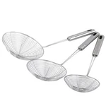 1PC Stainless Steel Oval Skimmer: Oil Mesh Strainer Colander For Cooking - New. Fixed Price $12.59.