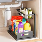 Vusign Under Kitchen Sink 2 Tier, Pull Out Organizers An.... Fixed Price $25.75.
