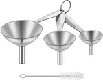 5.5-INCH 14CM Stainless Steel Kitchen Funnel With Strainer Filter For Transferri. Fixed Price $12.99.