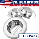 4.5" Kitchen Sink Strainer Stopper Stainless Steel Drain Basket Waste Plug. Fixed Price $165.00.