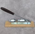 Deluxe Nut Cracker Machine Steel Wood Base Original Box 23557 Made Taiwan. Fixed Price $9.99.
