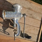 Big&heavy!! Antique Enterprise No 10 Meat Grinder Chopper Clamp Usa- Farm. Fixed Price $22.00.