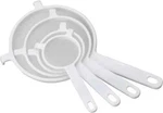 Harold Import Company Doubleear Fine Strainer Set Nylon Mesh Of 4. Fixed Price $20.55.