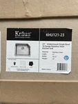 Kraus Stainless Steel Single Bowl Kitchen Sink 23 Inches. Fixed Price $270.00.