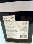 Signature Hardware 478496 17-22" Tub Pvc Cable Drain Black SH644MB. Fixed Price $22.99.