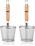 2 Pieces Pasta Strainer Basket Stainless Steel Fine Mesh W. Fixed Price $28.67.