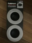 Cuisinart Sink Strainer Set Kitchen Drain Screen Light Gray 2 Pack. Fixed Price $21.99.