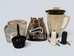 Oster 16 Speed Blender Food Processor Combo 6878 Glass Jar Tested Works Clean. Fixed Price $55.00.