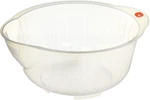 Inomata Japanese Rice Washing Bowl With Strainer, 2.5-QUART Capacity. Fixed Price $14.99.
