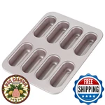 Chefmade Twinkie Cake Pan, 8-CAVITY Non-stick Mini Hotdog-shaped Muffin Eclair B. Fixed Price $56.94.