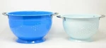 Miu 2-PIECE Colander Set Blue White New In Box. Fixed Price $22.49.