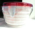 Very Nice Htf Red Latina Guzzini Acrylic Salad Spinner Made Italy. Fixed Price $60.00.