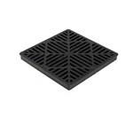 12 In. Square Catch Basin Drain Grate Black Plastic. Fixed Price $18.99.