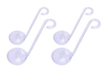 Chef Craft Plastic Mini Dressing / Sauce Ladles 2 Sizes, Set Of 4, Clear. Fixed Price $10.89.