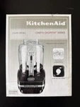Kitchenaid Chef's Chopper Series Onyx Black Cups KFC3100OB- New -nib. Fixed Price $59.99.