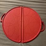 Kuhn Rikon Splatter Guard Foldable Silicone Red 12 Round Pre Owned, Not Used. Fixed Price $12.00.