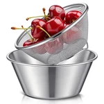 Baderke Pcs Mini Colander & Food Strainer 304 5.51 X 2.36 Inches, Silver. Fixed Price $27.99.