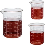 Ackers Etching Scale Glass Measuring Cup Set-v-shaped 60ML/120ML/250ML, Clear. Fixed Price $28.41.