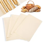 4PCS Bakers Couche For Dough 17" X 29" Linen Cloth Tea Towels Baking Sour.... Fixed Price $15.51.