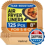 Vailnd Air Fryer Paper Liners 125PCS Parchment. Fixed Price $18.87.