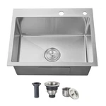 Rovogo Inch Kitchen Sink Drop 304 24"X18"X9", Stainless Steel Brushed. Fixed Price $225.99.