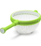 Spina 2-IN-1 Easy-to-use, Collapsible Salad Spinner & Straining Colander. Fixed Price $18.36.
