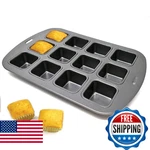 Norpro Nonstick 12-CAVITY Linking Brownie Muffin Cupcake Pan, Squares. Fixed Price $36.93.