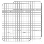Homikit Pack Cooling Rack Set, 12" X 9" Stainless Steel Baking For Bacon. Fixed Price $22.97.