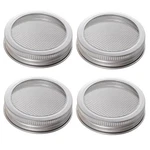 4PACK Mesh Strainer Stainless Steel Sprouting Jars Mason Wide Mouth Canning Lids. Fixed Price $11.78.