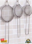 3PCS Stainless Steel Strainer Set For Juice, Soy Milk, Oil, Flour & More. Fixed Price $12.59.