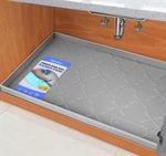 Sikadeer 36-INCH Under Sink Mat Flexible Waterproof Silicone Cabinet Protector. Fixed Price $24.38.