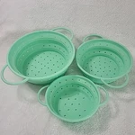 Cook's Essentials Set Of 3 Collapsible Strainers Mint Open Box Never Used. Fixed Price $12.99.