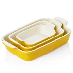 Sweejar Ceramic Baking Pans Set, 9X13 Rectangular Casserole Dish With Handles. Fixed Price $106.30.