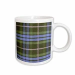 3DROSE Blue And Green Tartan Pattern With Black Grey Gray - Plaid Checks. Fixed Price $17.99.