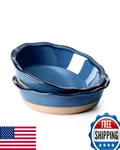Nutriups 6.5" Ceramic Mini Pie Pans Set Of 2, Pot Baking Dishes, Small. Fixed Price $36.32.