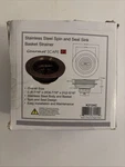 Gourmet Scape Stainless Steel Spin & Seal Sink Basket Strainer K212AC. Fixed Price $14.44.