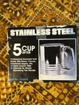 Triple Mesh Flour Sifter - 5 Cup. Fixed Price $20.00.